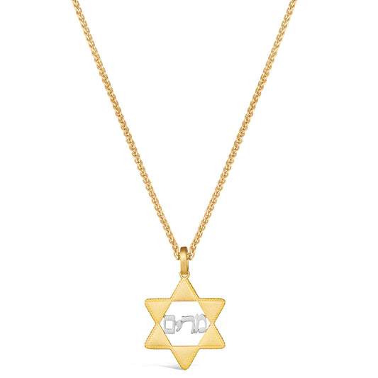 Jerusalem Star of David Pendant