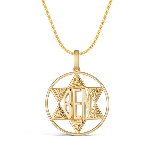 Circle of Life Star of David Pendant