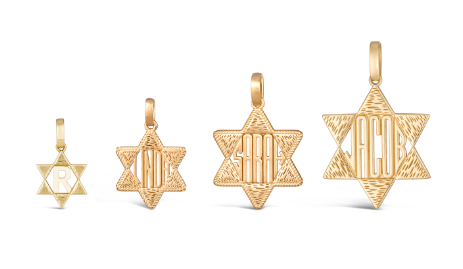 Mini Initial Star Necklace