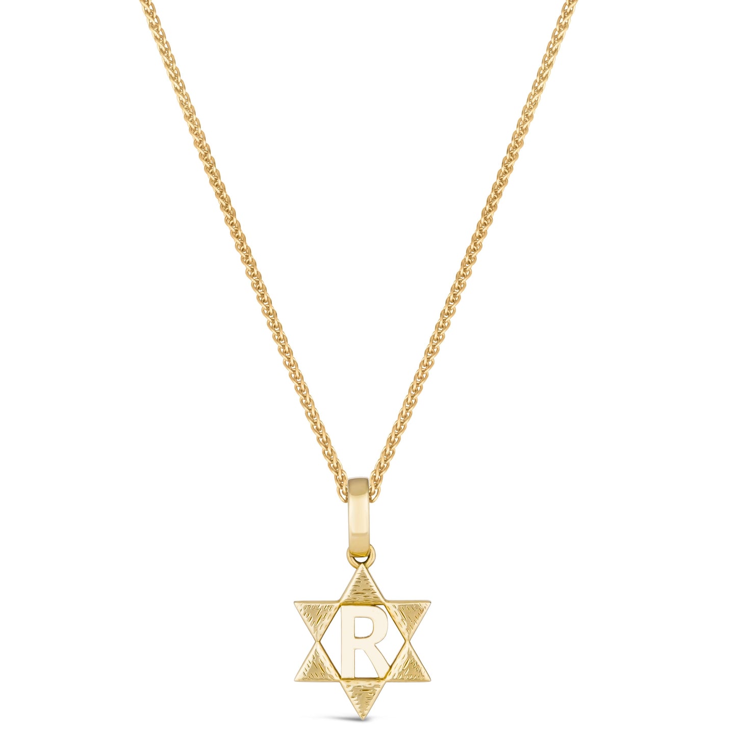 Mini Initial Star Necklace