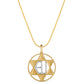 Circle of Life Roped Star of David Pendant