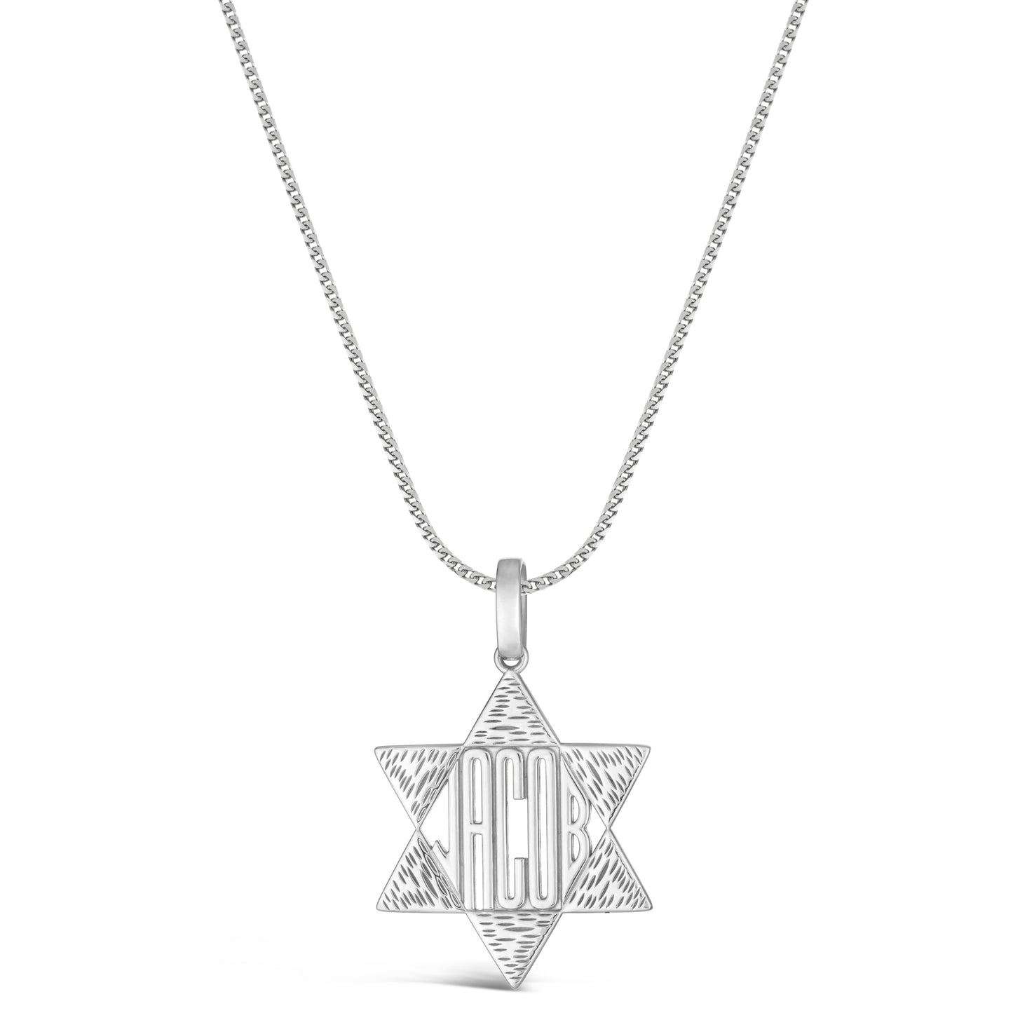 Sterling Silver Western Wall Star of David Pendant