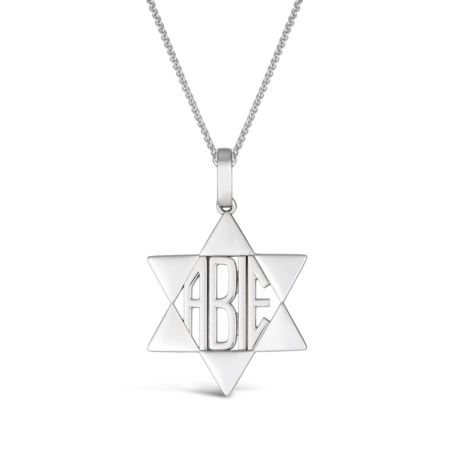 Clean Lines Star of David Pendant