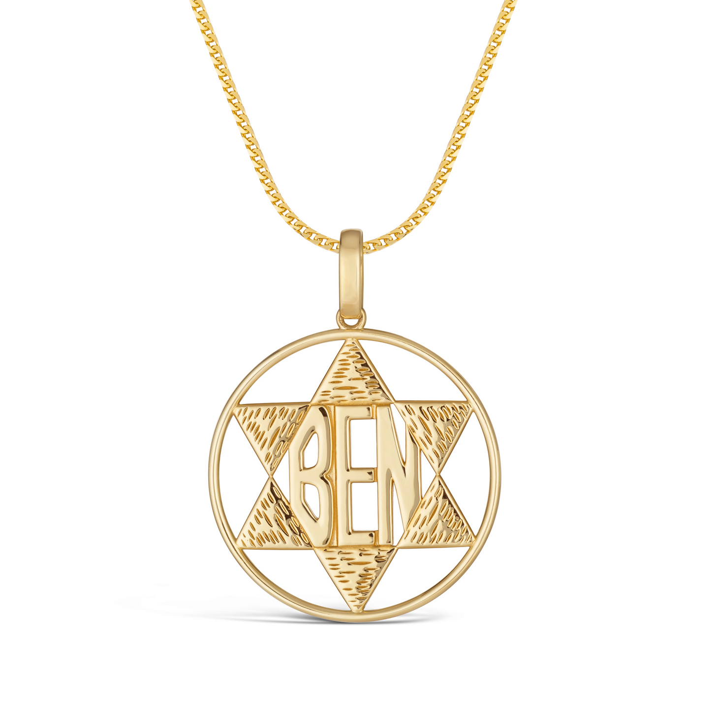 Circle of Life Star of David Pendant