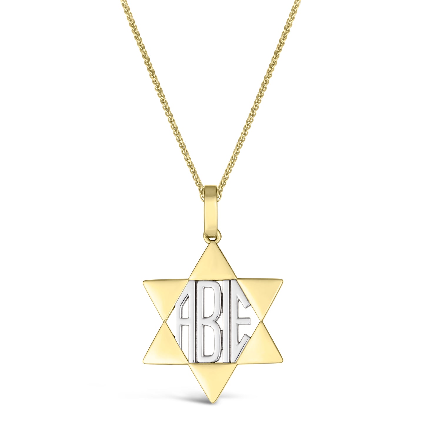 Clean Lines Star of David Pendant