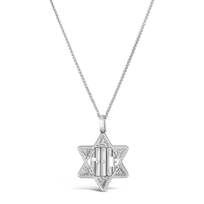 Sterling Silver Classic Star of David Pendant