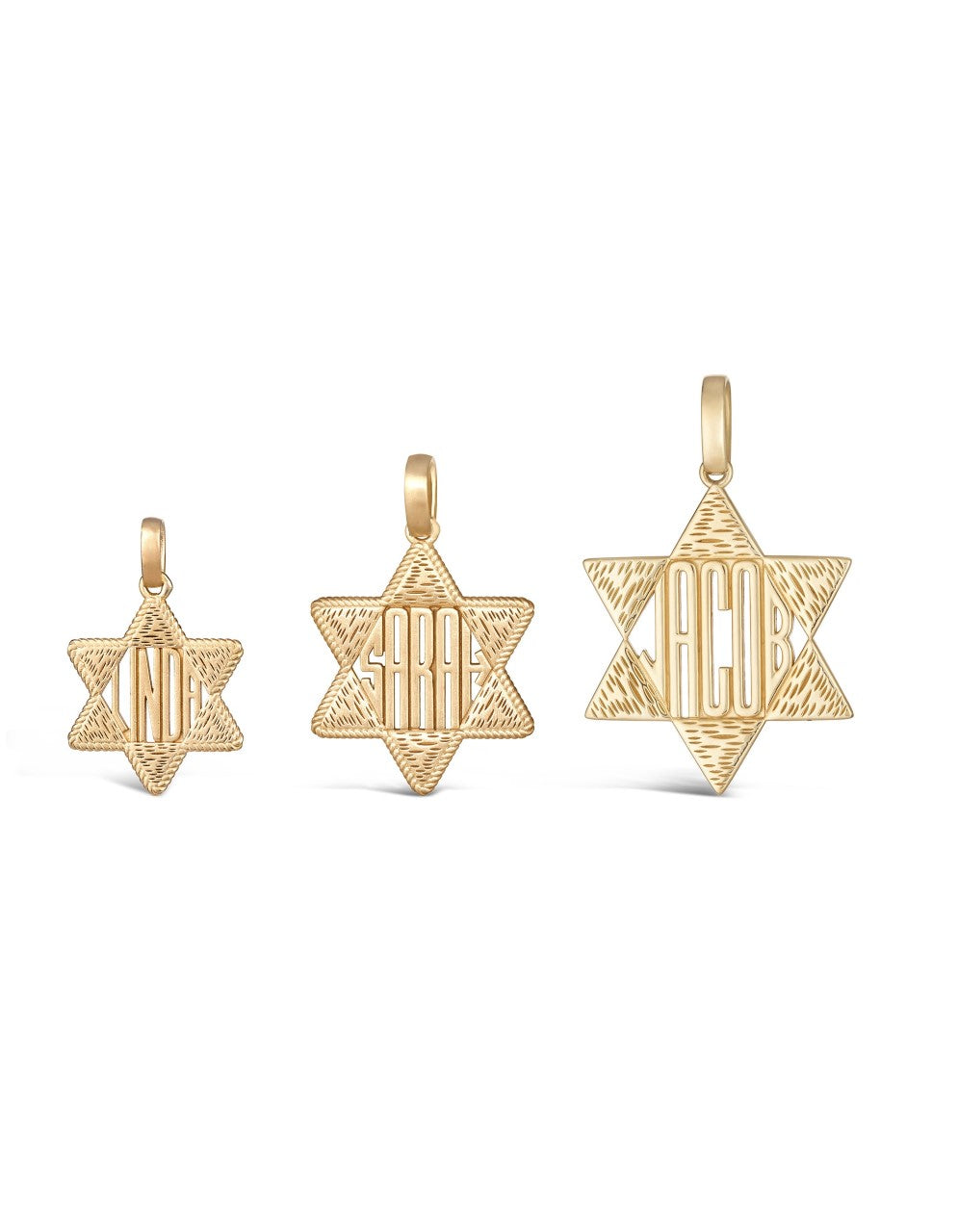 Clean Lines Star of David Pendant